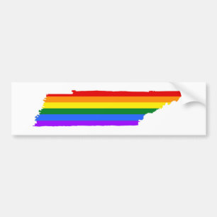 Autocollant De Voiture Gay pride du Tennessee