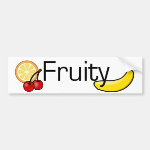 Autocollant De Voiture Gay pride fruité