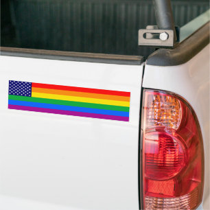 Autocollant De Voiture Gaymerican Pride