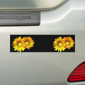 AUTOCOLLANT DE VOITURE GAZANIE, GAZANIE (En voiture)