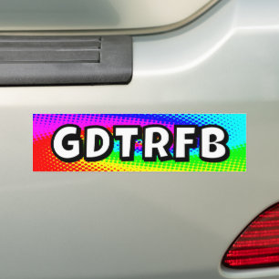 Autocollant De Voiture GDTRFB - vous pouvez modifier les mots