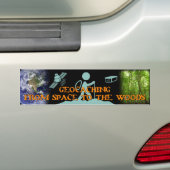 Autocollant De Voiture GECACHING de l'espace aux bois (En voiture)