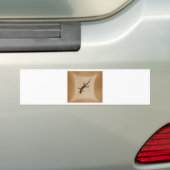 AUTOCOLLANT DE VOITURE GECKO 1 (En voiture)