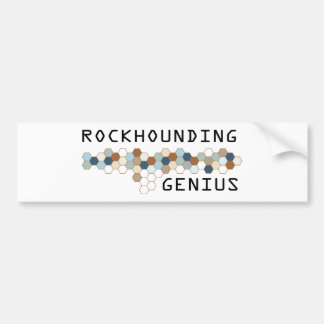 Autocollant De Voiture Génie de Rockhounding
