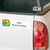 Autocollant De Voiture Geocaching FTF - Bumpersticker (Sur camion)