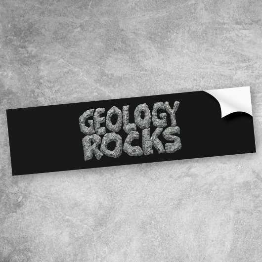 Autocollant De Voiture Geology Rocks - Earth Science Pun