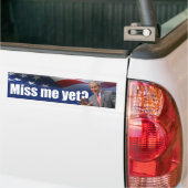 Autocollant De Voiture George W. Bush : Mlle Me Yet ? (Sur camion)