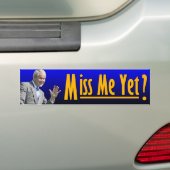 Autocollant De Voiture George W. Bush : Mlle Me Yet ? (En voiture)