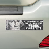 Autocollant De Voiture George Washington vous offense ? (En voiture)