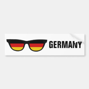 Autocollant De Voiture German Shades custom text & color bumpersticker
