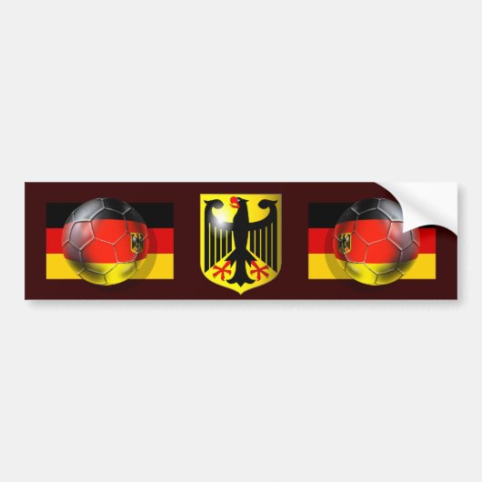 Autocollant De Voiture Germany coat OF of Arm football of signal autostic (Devant)