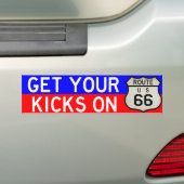 Autocollant De Voiture Get Your Kicks On Route 66 (En voiture)