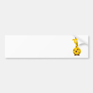 Autocollant De Voiture Girafe de dessin animé