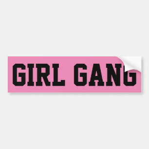 Autocollant De Voiture Girl Gang
