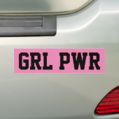 Autocollant De Voiture Girl Power (En voiture)