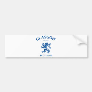 AUTOCOLLANT DE VOITURE GLASGOW, ÉCOSSE