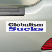 Autocollant De Voiture Globalism Sucks (En voiture)
