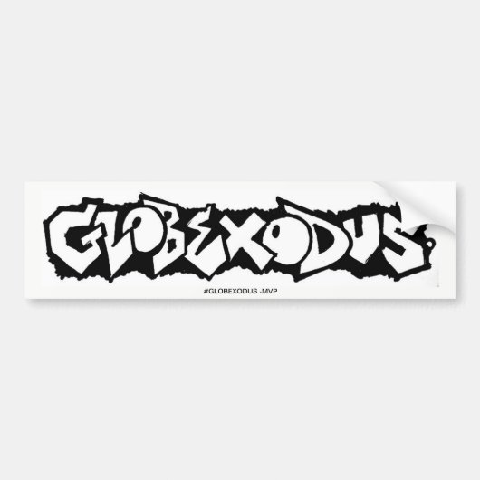AUTOCOLLANT DE VOITURE GLOBEXODUS (Devant)