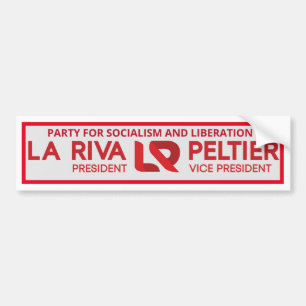 Autocollant De Voiture Gloria La Riva / Leonard Peltier 2020