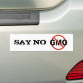 AUTOCOLLANT DE VOITURE GMO (En voiture)