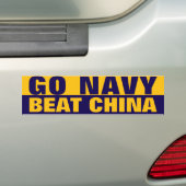 AUTOCOLLANT DE VOITURE GO NAVY (En voiture)