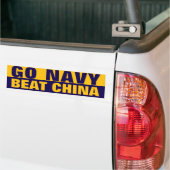 AUTOCOLLANT DE VOITURE GO NAVY (Sur camion)