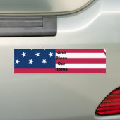 Autocollant De Voiture God Bless Our Home : USA Flag Swirl Art (En voiture)