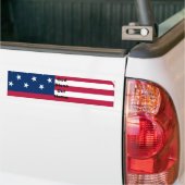Autocollant De Voiture God Bless Our Home : USA Flag Swirl Art (Sur camion)