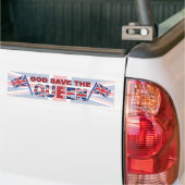 Autocollant De Voiture God Save the Queen (Sur camion)