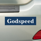 AUTOCOLLANT DE VOITURE GODSPEED (En voiture)