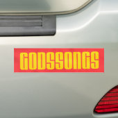 Autocollant De Voiture Godssongs (En voiture)