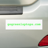 Autocollant De Voiture gogreenlaptops.com (En voiture)