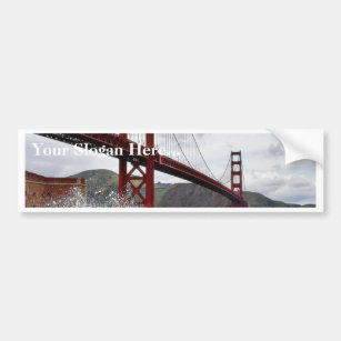 Autocollant De Voiture Golden gate bridge à San Francisco vue du fort