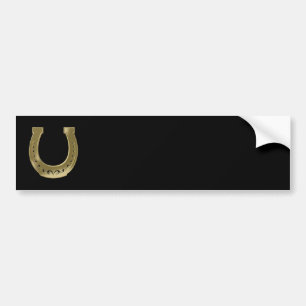 Autocollant De Voiture Golden horseshoe