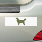 Autocollant De Voiture Golden retriever (En voiture)