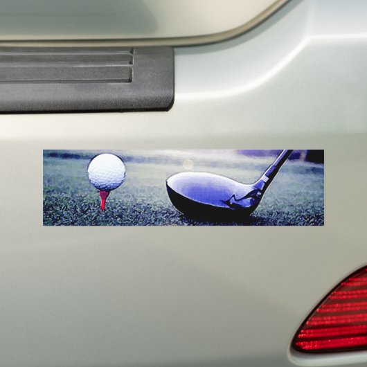 Autocollant De Voiture Golf Ball & Bat (En voiture)