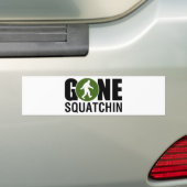Autocollant De Voiture Gone Squatchin (En voiture)