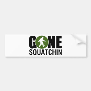 Autocollant De Voiture Gone Squatchin