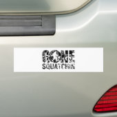 Autocollant De Voiture Gone Squatchin (En voiture)
