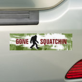 Autocollant De Voiture Gone Squatchin (En voiture)