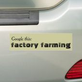 Autocollant De Voiture Google ceci : Agriculture d'usine (En voiture)