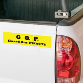 AUTOCOLLANT DE VOITURE GOP (Sur camion)