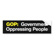 GOP :  Personnes de oppression de gouvernement