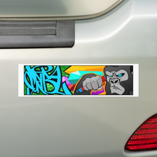 Autocollant De Voiture Gorille (En voiture)