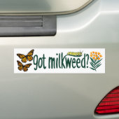 Autocollant De Voiture GOT MILKWEED? Monarch Butterfly Caterpillar Plants (En voiture)