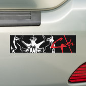 Autocollant De Voiture Goth Skull (En voiture)