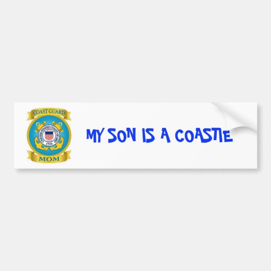 Autocollant De Voiture GPM de la Garde côtière (Devant)