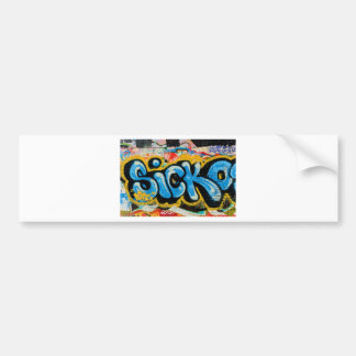 Autocollant De Voiture Graffiti dérangé sur le mur texturisé