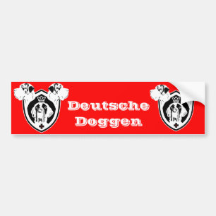 Autocollant De Voiture Grand Danois blason