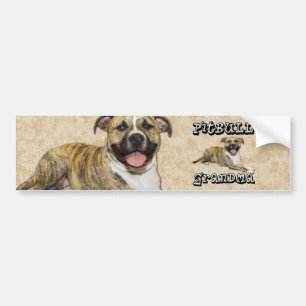 Autocollant De Voiture Grand-maman de PitBull - Tigger